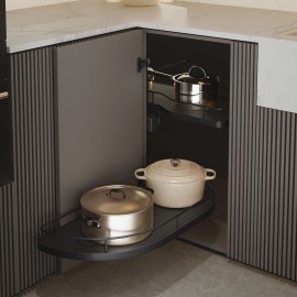 Herraje Rincón DOLPHIN I P-450 COMPACT Antracita Dcha Menage Confort