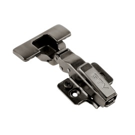 Bisagra GTV Silento Pro Hidráulica recta MT-45 Base excéntrica H-0 3D NEGRO