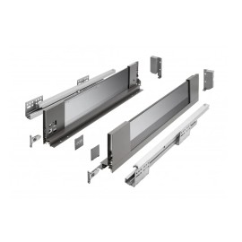 Cajón AXIS PRO 100/116/400 Antracita 40 Kg Lateral Vidrio B