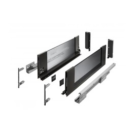 Cajón AXIS PRO 151/167/500 Negro 40 Kg Lateral Vidrio C