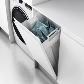 Tolva ROPA abatible PP blanco capacidad 50 Litros mínimo M-450 Blanco Menage Confort