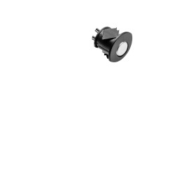 Interruptor de contacto tactil led con regulacion de intensidad para empotrar NEGRO