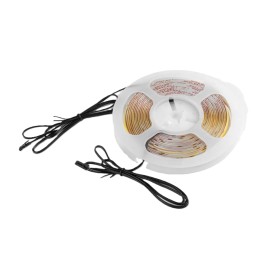Tira led COB  24v- 10w/mt 4000k Neutra 34w/ 5mt  8mm  5mt 480led/1mt 950 Lm/m 2Cables corte  2,5cm